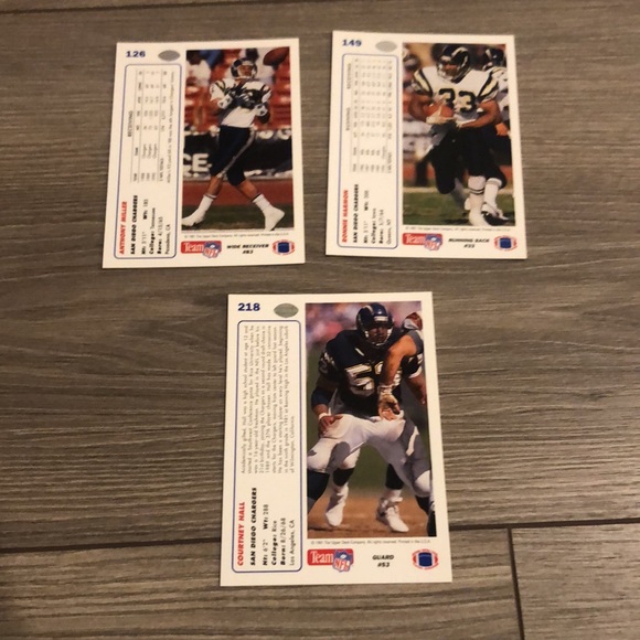 💕3 1991 UD chargers cards - Picture 2 of 2